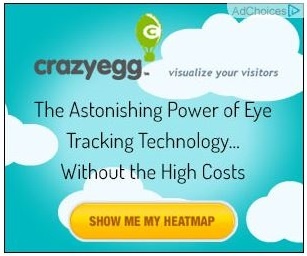 Crazy Egg Excellent example of Paid advertising 