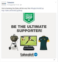 Takealot facebook post 1 