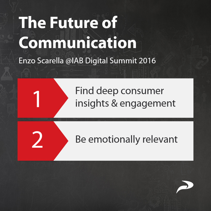 Enzo Scarcella Quote IAB Digital Media Summit The Future of Communication Enzo Scarcella Quote IAB Digital Media Summit The Future of Communication